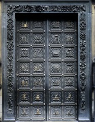 Andrea Pisano, 1st set of bronze doors for Baptistery, 1330-1336. 28 panels Life of St.John the Baptist