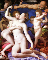 Artist: Bronzino
Title: Venus, Cupid, Folly, and Time
Time: 1550
