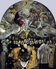 Artist: El Greco 
Title: The Burial of Count Orgac
Place: Spain
Time: 1590
