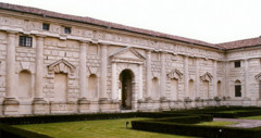 Artist: Giulio Romano
Title: interior courtyard facade of the Palazzo del Te
Place: Mantua, Italy
Time: 1540