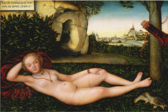 Artist: Lucas Cranach the Elder
Title: Nymph of the Spring
Time: 1530