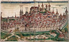 Artist: Michael Wolgemut
Title: Wilhelm Pleydenwurff and workshop, The City of Nuremberg
Time: 1490