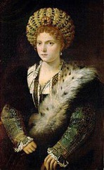 Artist: Titian
Title: Isabella d'Este
Time: 1530