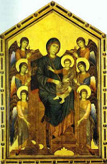 Cimabue Madonna Enthroned