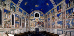 Fresco Cycle in Arena Chapel (Capella Scrovegni), Giotto Padua, 1303-4