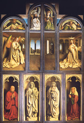Jan van Eyck (1390-1441)
Ghent Altarpiece (closed)
1432
polyptych