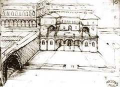 Leonardo da Vinci designed new buildings and cities.