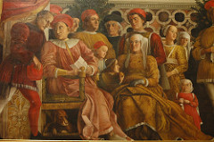 ludovico gonzaga and his court, mantegna, 1474, mantua