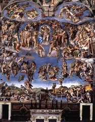 Michelangelo 
The last judgement 
Tomb of Giuliano de Medici, S. 
Lorenzo 
Vatican 
1534-1541