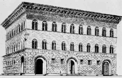 Michelozzo, Palazzo Medici-Ricardi sketch
