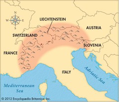 Mountains protected Italy from invaders