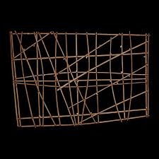 Navigation chart Marshall Islands, Micronesia. 19th to early 20th century C.E. Wood and fiber Slopped lines that indicate wave swell show technological advancement in society, intricate weaving