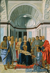 Piero della Francesca (1420-1492)
Madonna and Child with saints
1472-1474