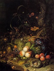 Rachel Ruysch, Flowers and Insects, Pitti Palace