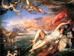 Rape of Europa, Titian.