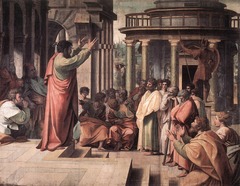 Raphael 
St. Paul preaching 
1515-1516