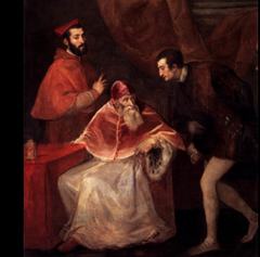 Titian
Pope Paul 3 and his Grandsons 
1546