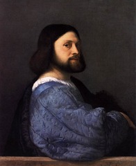 Titian
Portrait of a Man with a Blue Sleeve
1520